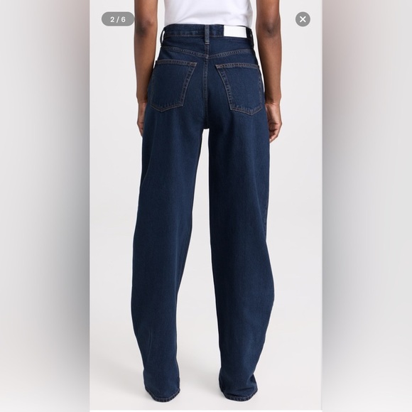 NWT Re/Done Tailored Ultra High Rise Barrel Jeans Size 31 Color: Bespoke - Picture 2 of 14